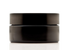 100ml Shallow UV Glass Cosmetic Jar with Black Screw Top Lid / Disc Liner