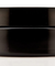 200ml Shallow UV Glass Cosmetic Jar with Black Screw Top Lid / Disc Liner