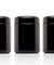 ULTRA JARS 250ml Wide Mouth UV Glass Jar with Black Screw Top Lid