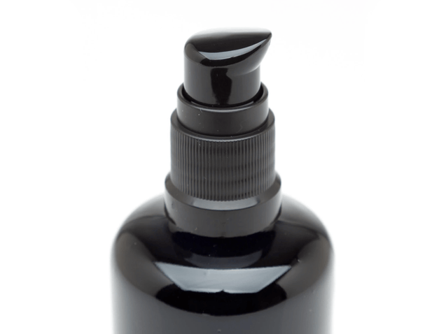 ULTRA JARS 20ml UV Glass Bottle with Push Pump Cap